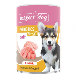 PERFECT DOG JUNIOR CALF konservi kucēniem Teļš 400g